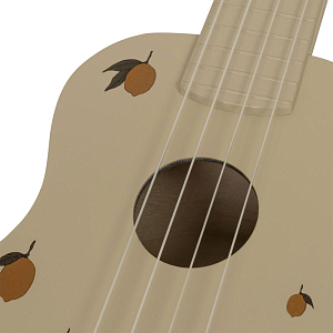 Игрушечная гитара Konges Slojd "Wooden Ukulele Lemon", кремовая